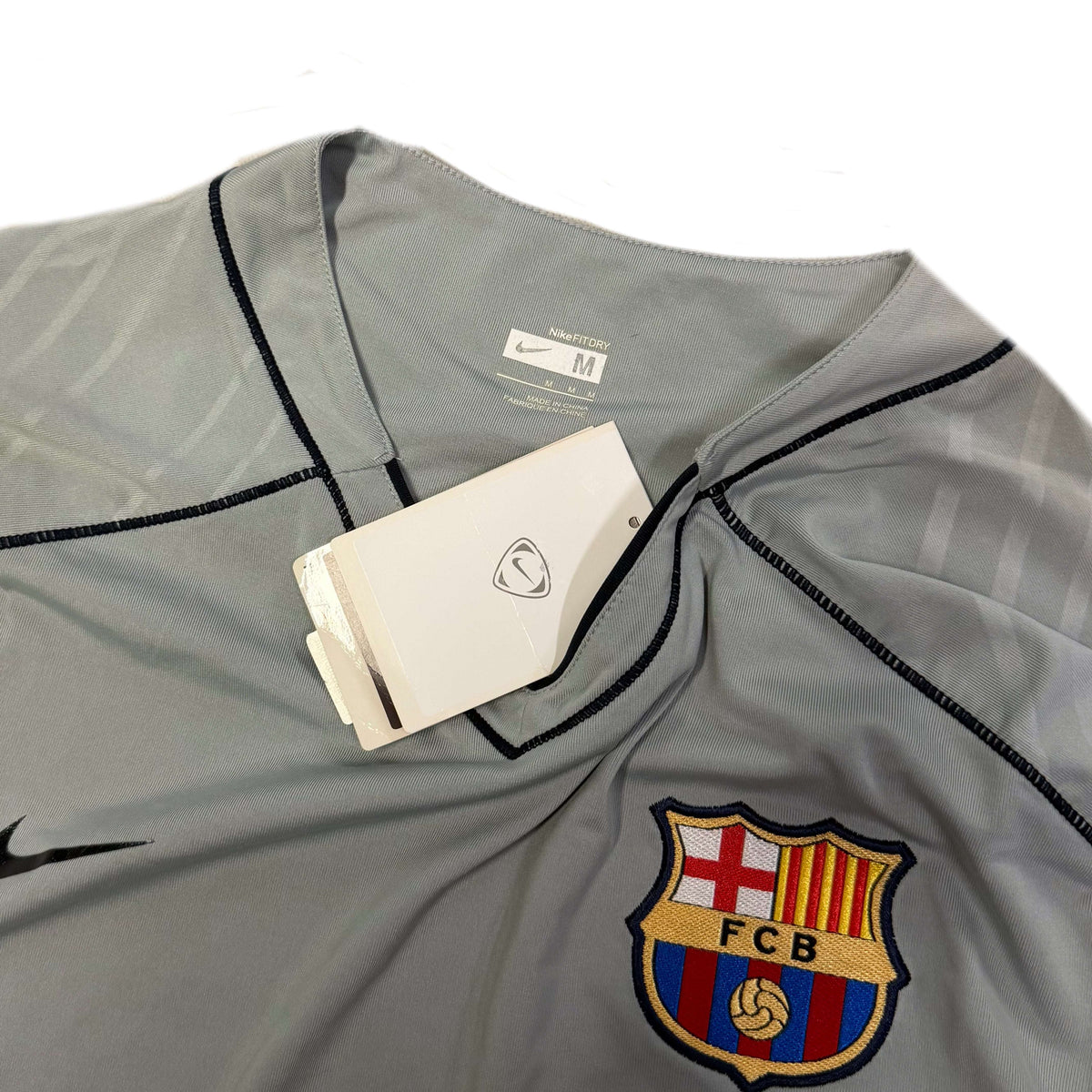 Nike Barcelona 2007/08 Training Shirt In Grey (M)