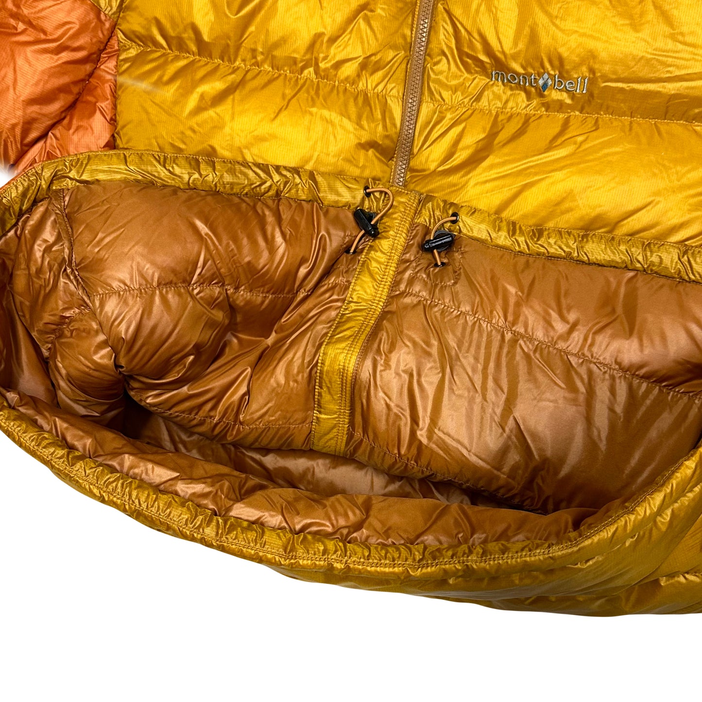 Montbell Puffer Jacket In Burnt Orange & Copper ( XL )