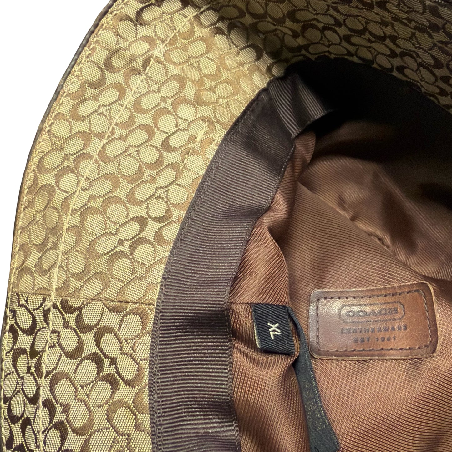 Coach Monogram Bucket Hat (XL)