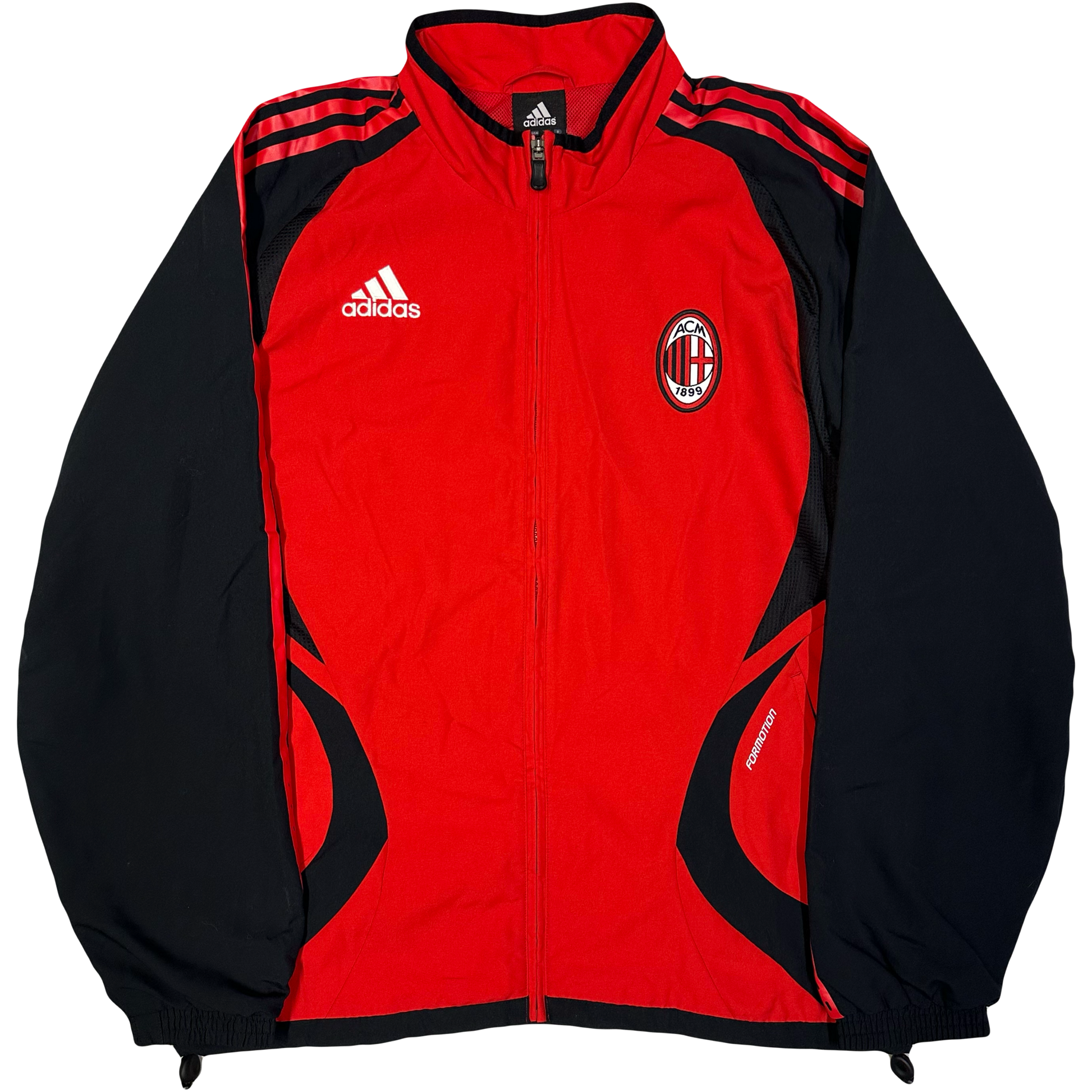 Adidas AC Milan 2006/07 Tracksuit In Red & Black ( M ) - 1036 Emporium
