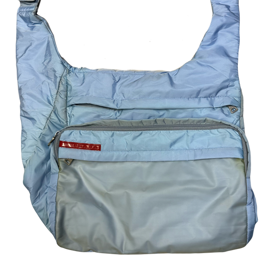 Prada Sport 1999 Side Bag In Baby Blue