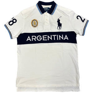 Ralph Lauren Spellout Argentina Polo In Blue ( L )
