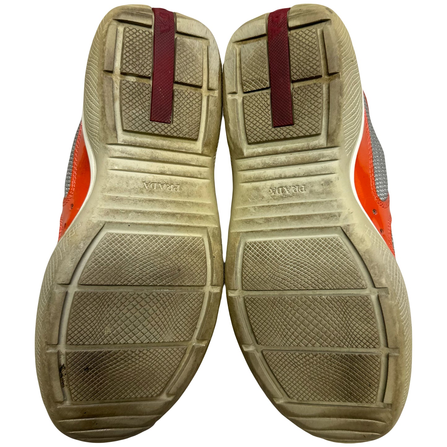 Prada America’s Cup Sneakers In Orange ( 4.5UK / 5.5US ) - 1036 Emporium