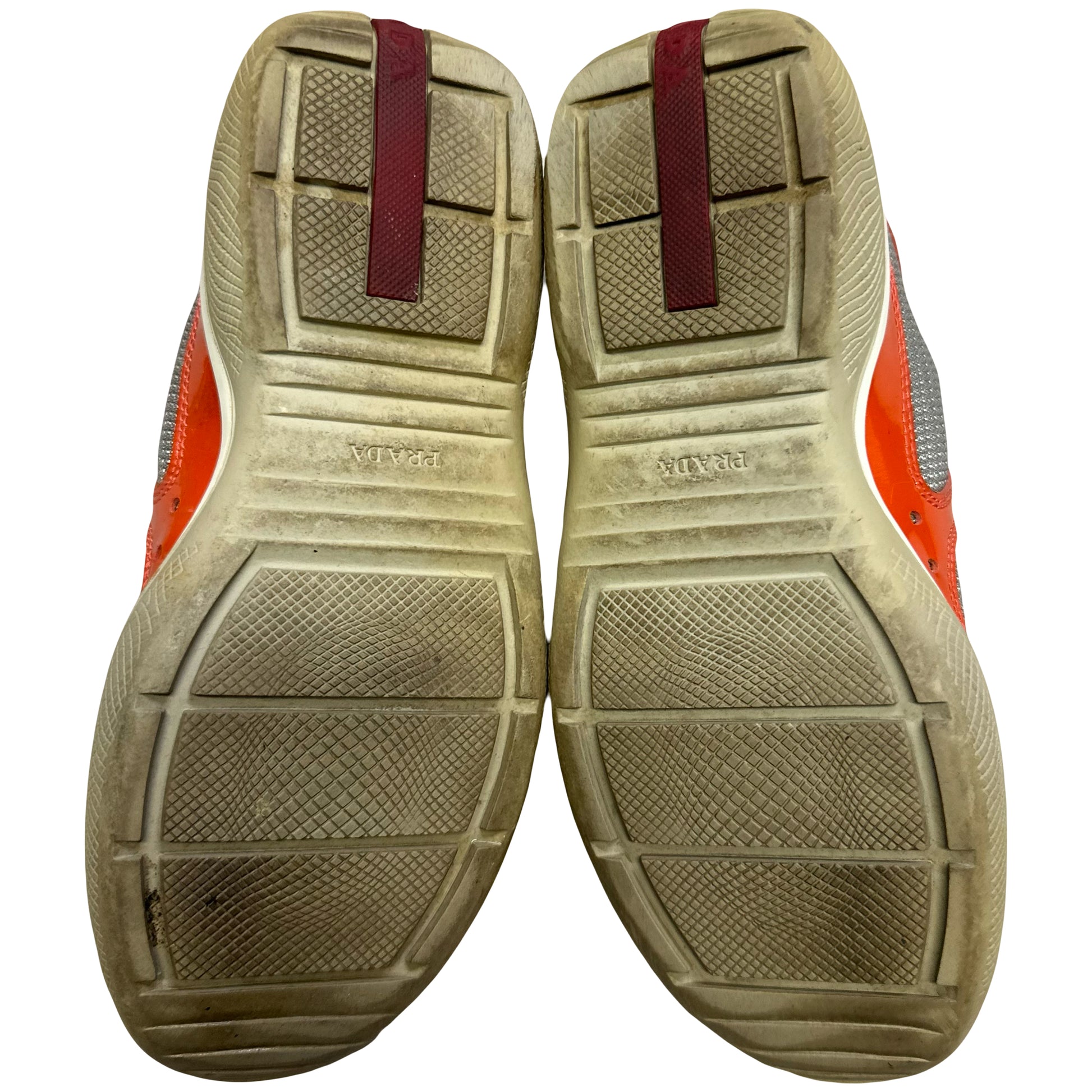 Prada America’s Cup Sneakers In Orange ( 4.5UK / 5.5US ) - 1036 Emporium