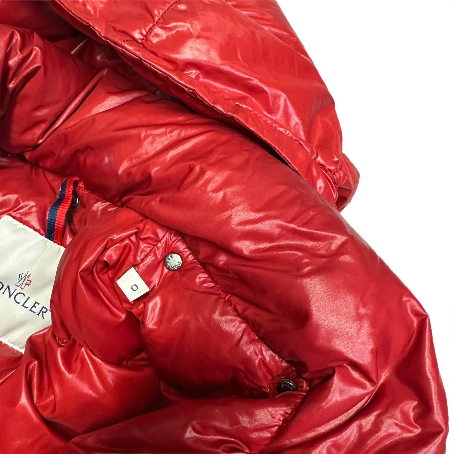 Moncler Puffer Jacket In Red ( S )