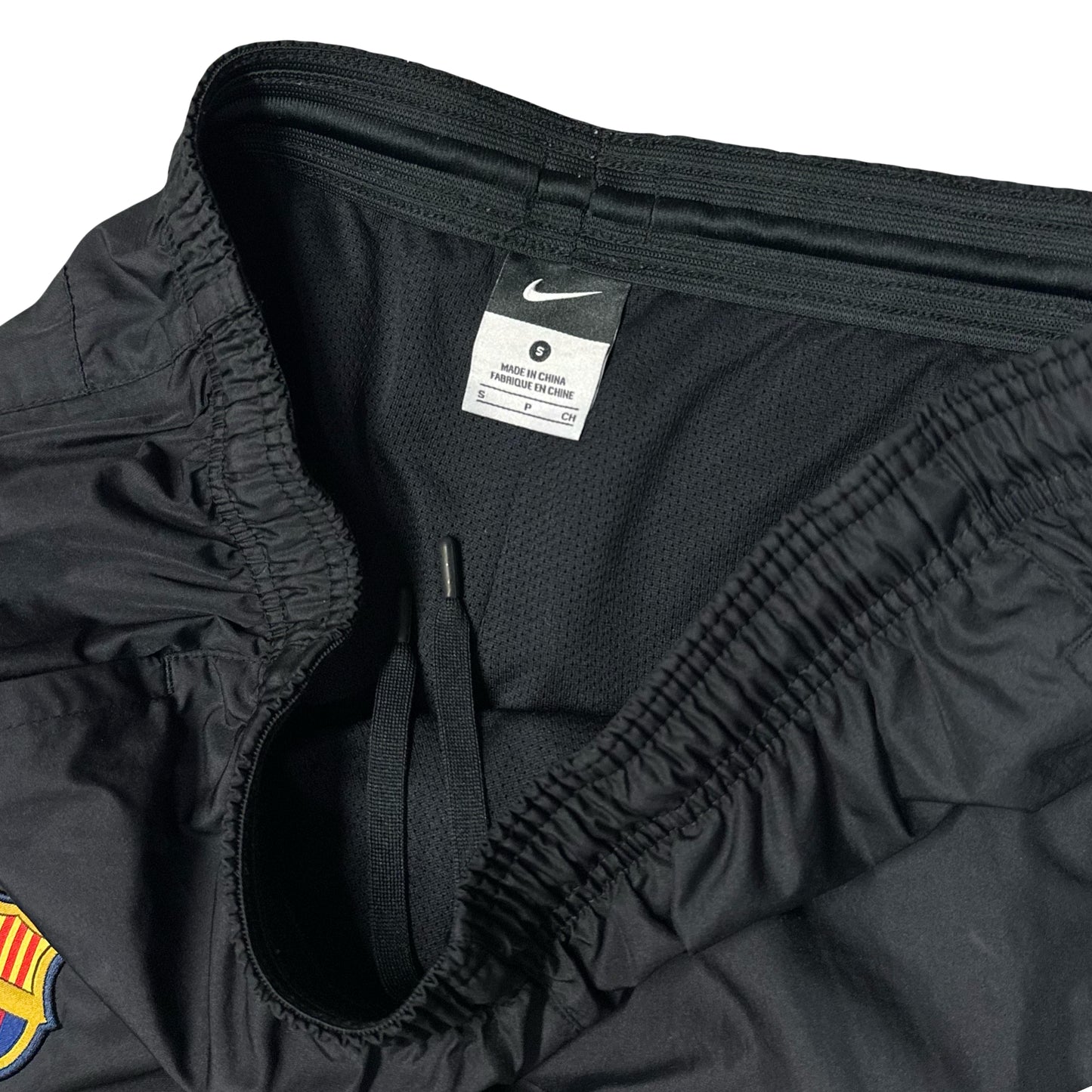 Nike 2010/11 Barcelona Tracksuit In Black & Yellow ( S )