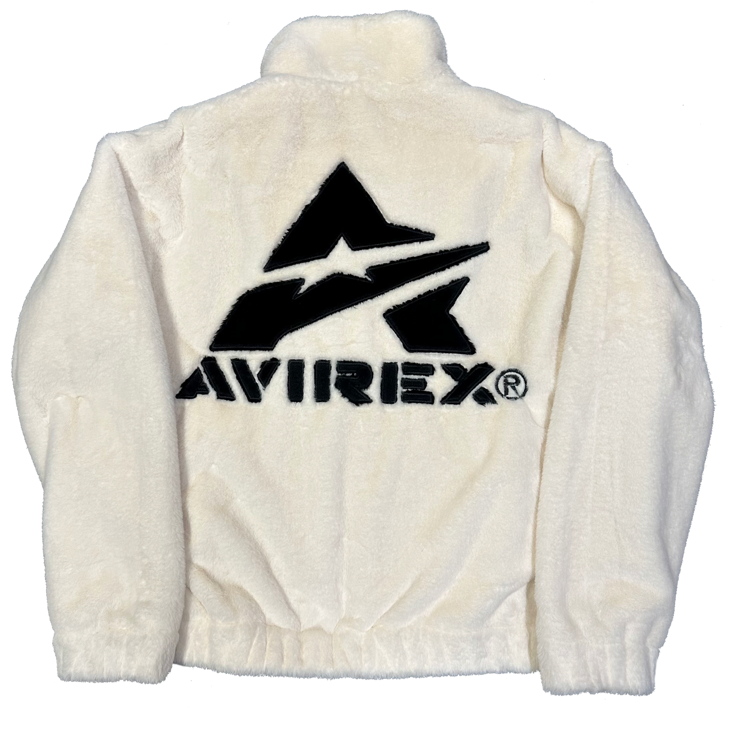Avirex Fur Jacket In White ( L )