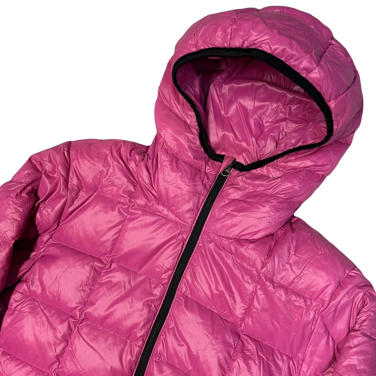 Camp 7 Square Stitch Puffer Jacket In Pink (S)