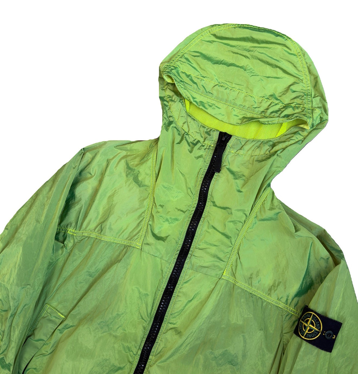 Stone Island SS/19 Nylon Metal Watro Jacket In Green (L)