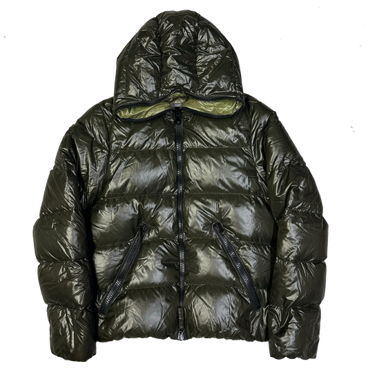 Duvetica Puffer Jacket In Khaki Green ( M )