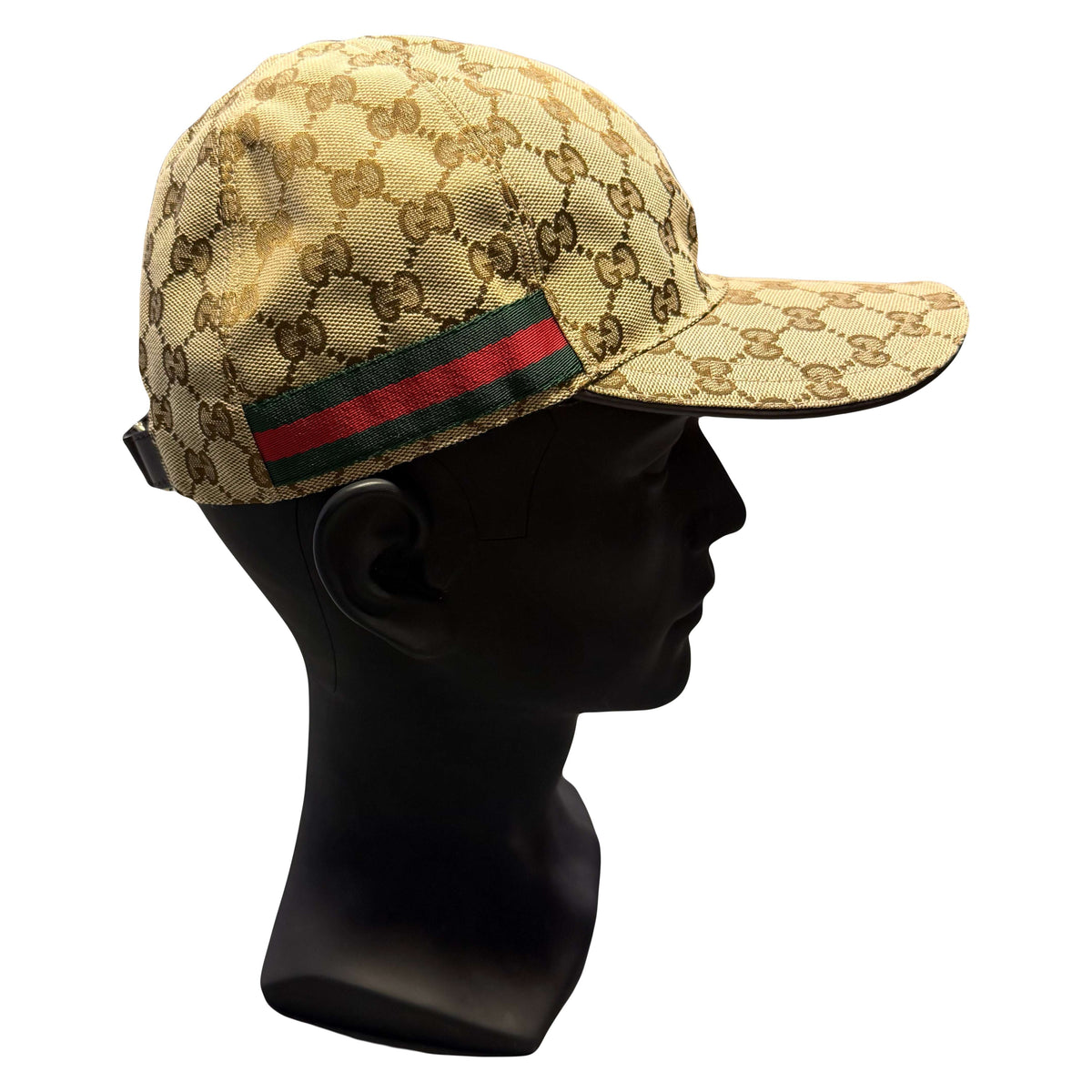 Gucci Monogram Cap In Tan (L)