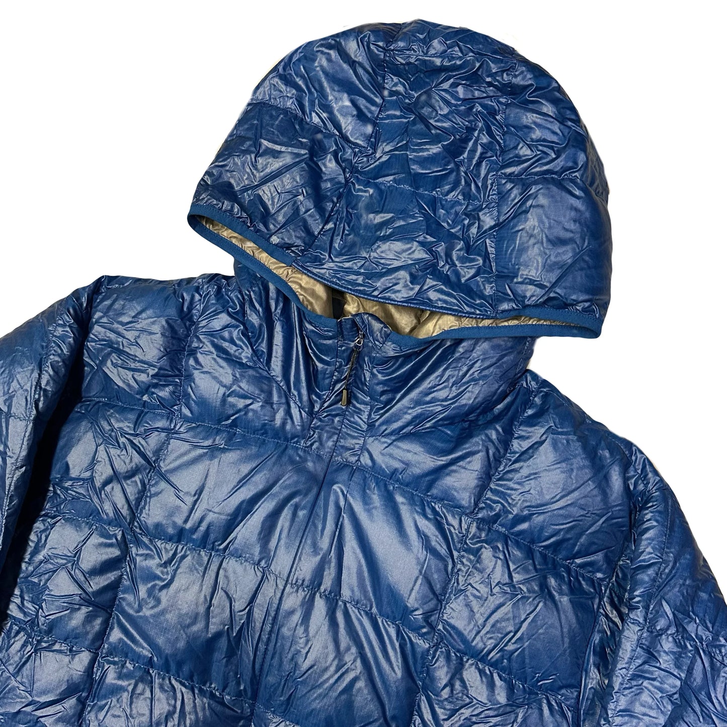 Montbell Square Stitch Down Puffer Jacket In Blue ( XL )