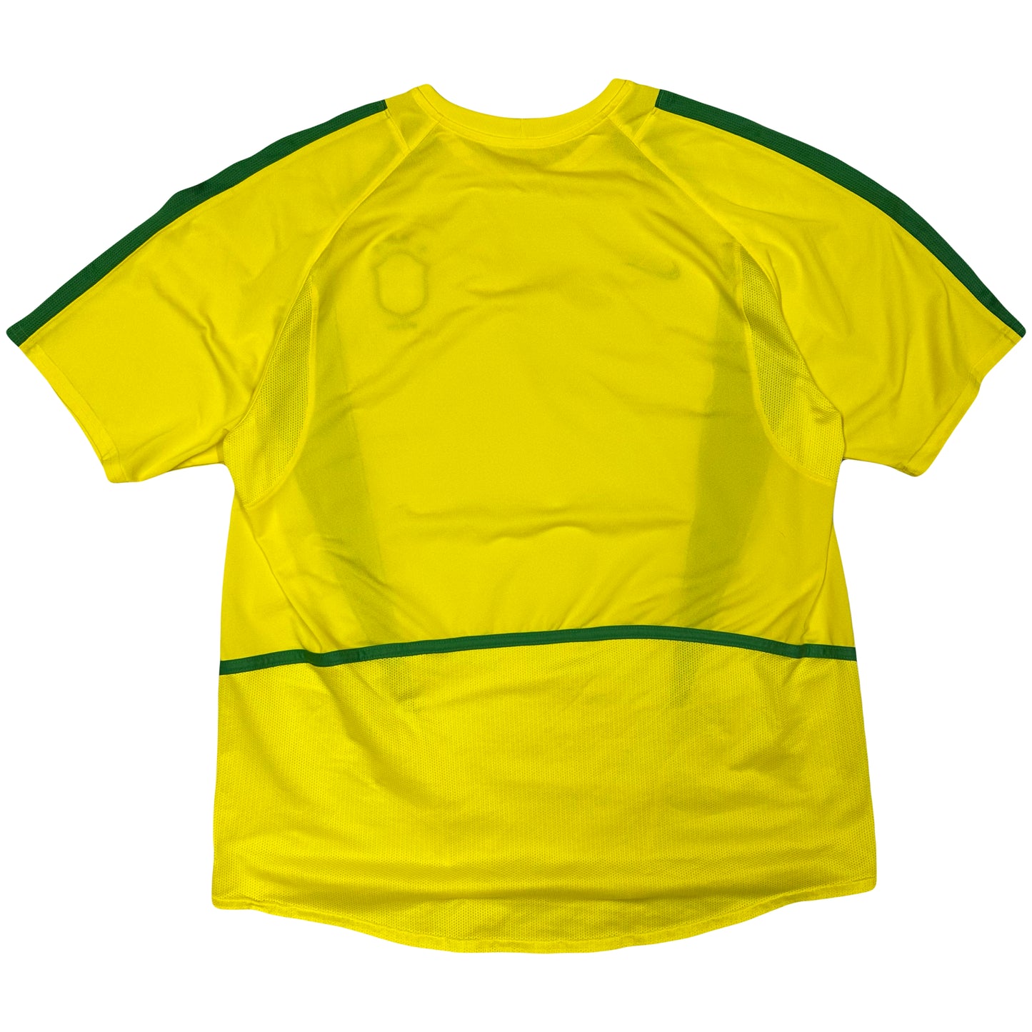 Nike Brazil 2004 Shirt In Yellow ( M )