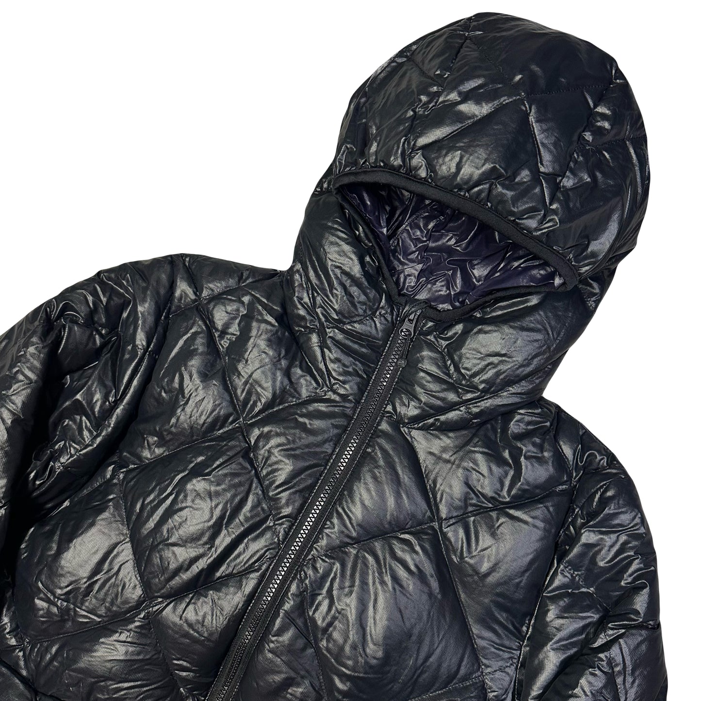 Camp 7 Diamond Stitch Puffer Jacket In Black ( S )