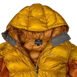 Montbell Two Tone Alpine Down Puffer Jacket In Burnt Orange ( M )