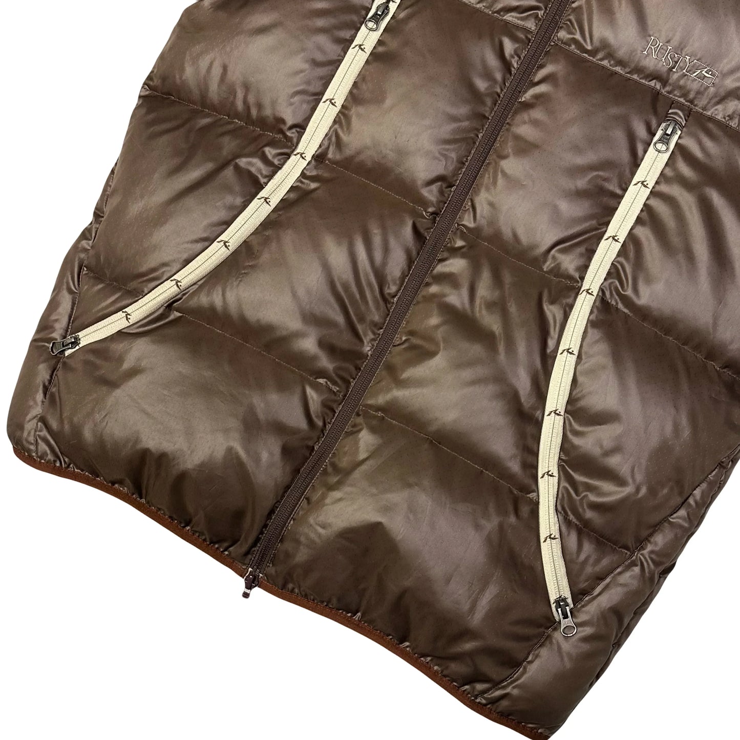 Rusty Puffer Jacket In Brown ( M )