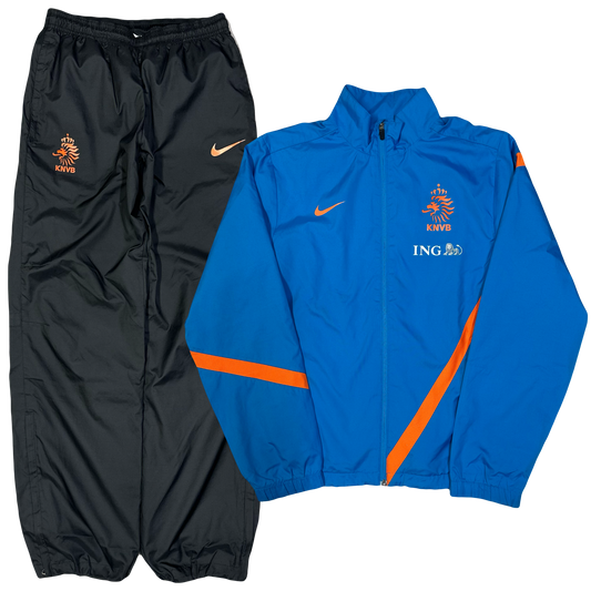 Nike Netherlands 2011/12 Tracksuit In Blue & Black ( S ) - 1036 Emporium