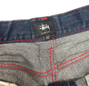 Stüssy Spellout Jorts With Red Print ( W32 )