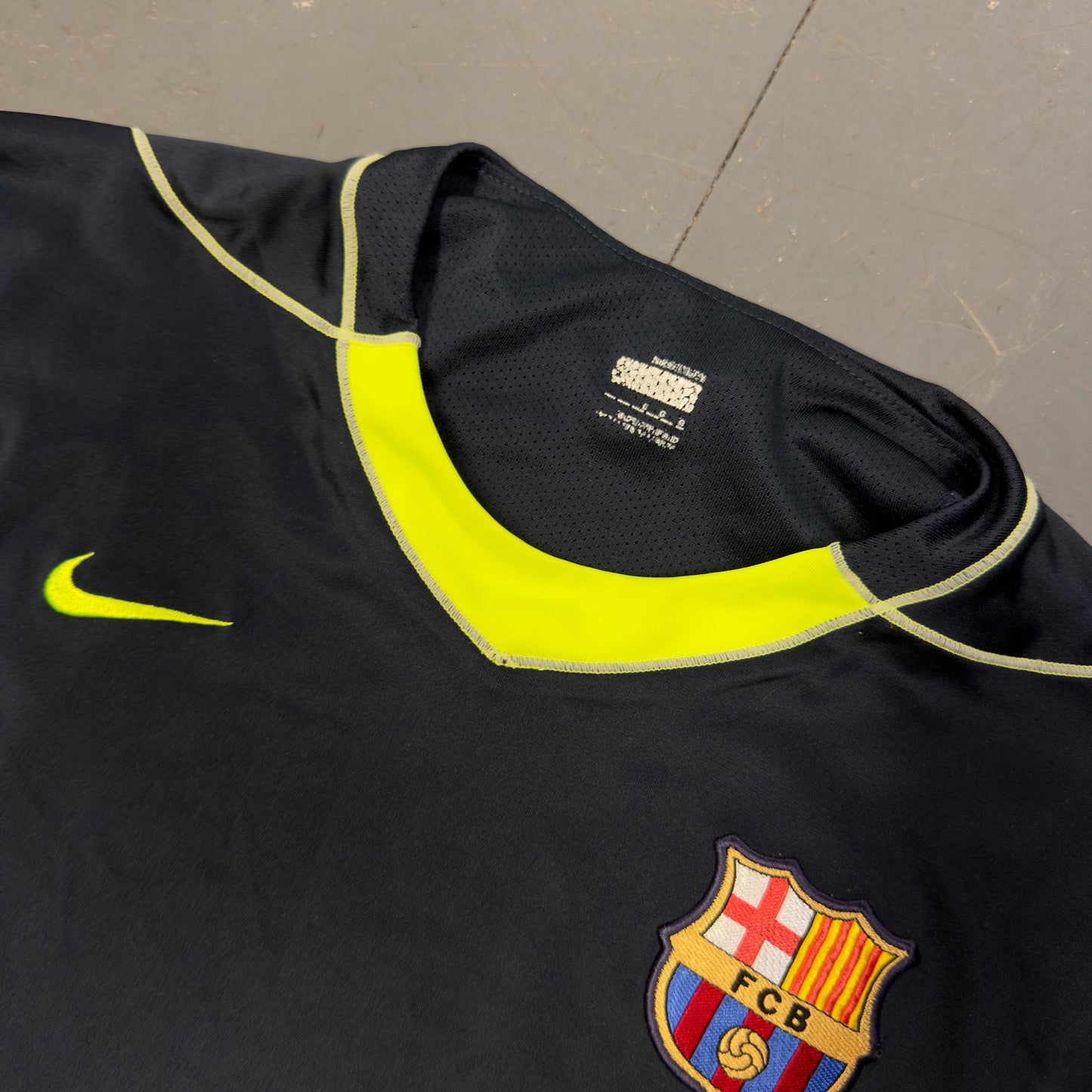 Nike Barcelona 2007/08 Long Sleeve Training Shirt In Navy (L)