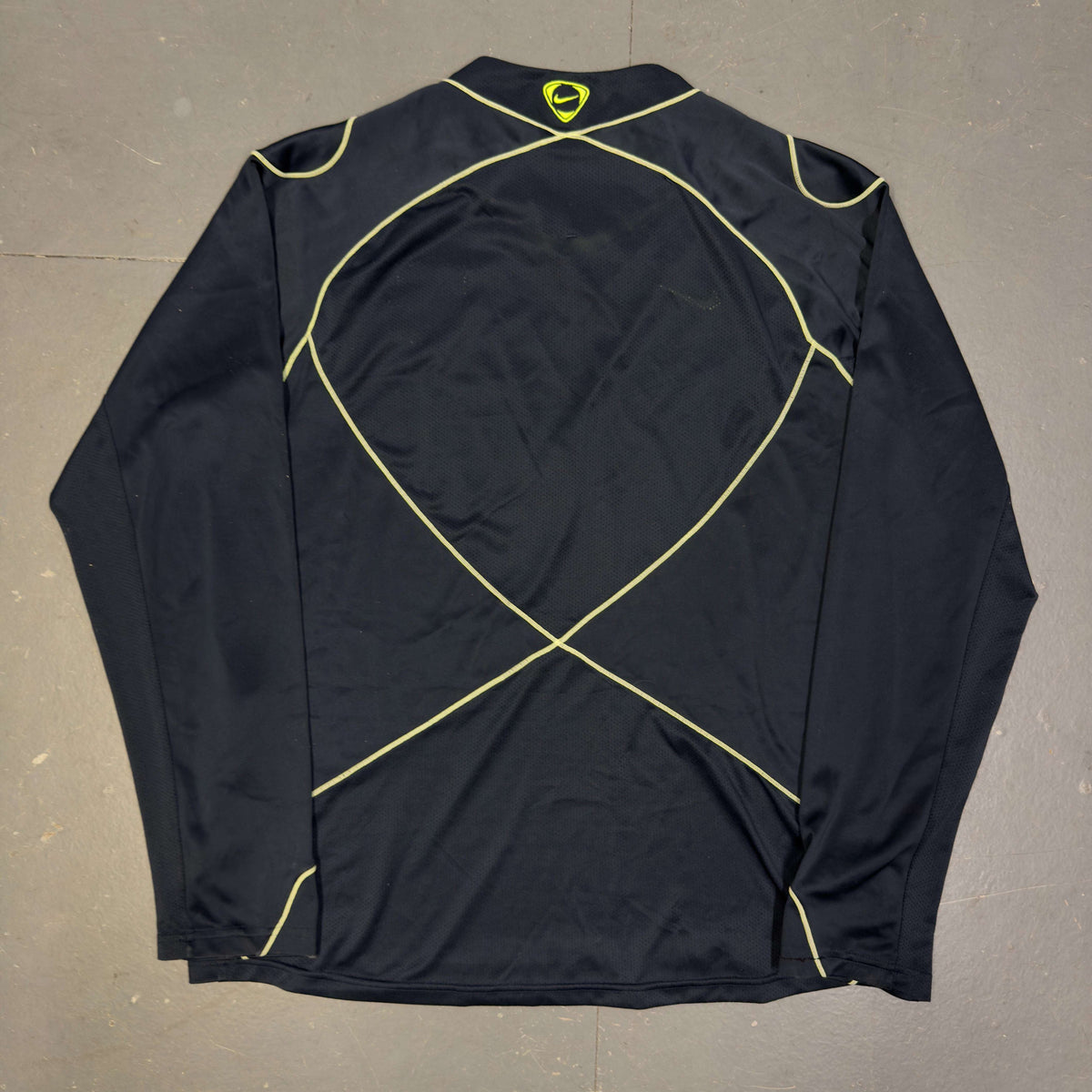 Nike Barcelona 2007/08 Long Sleeve Training Shirt In Navy (L)