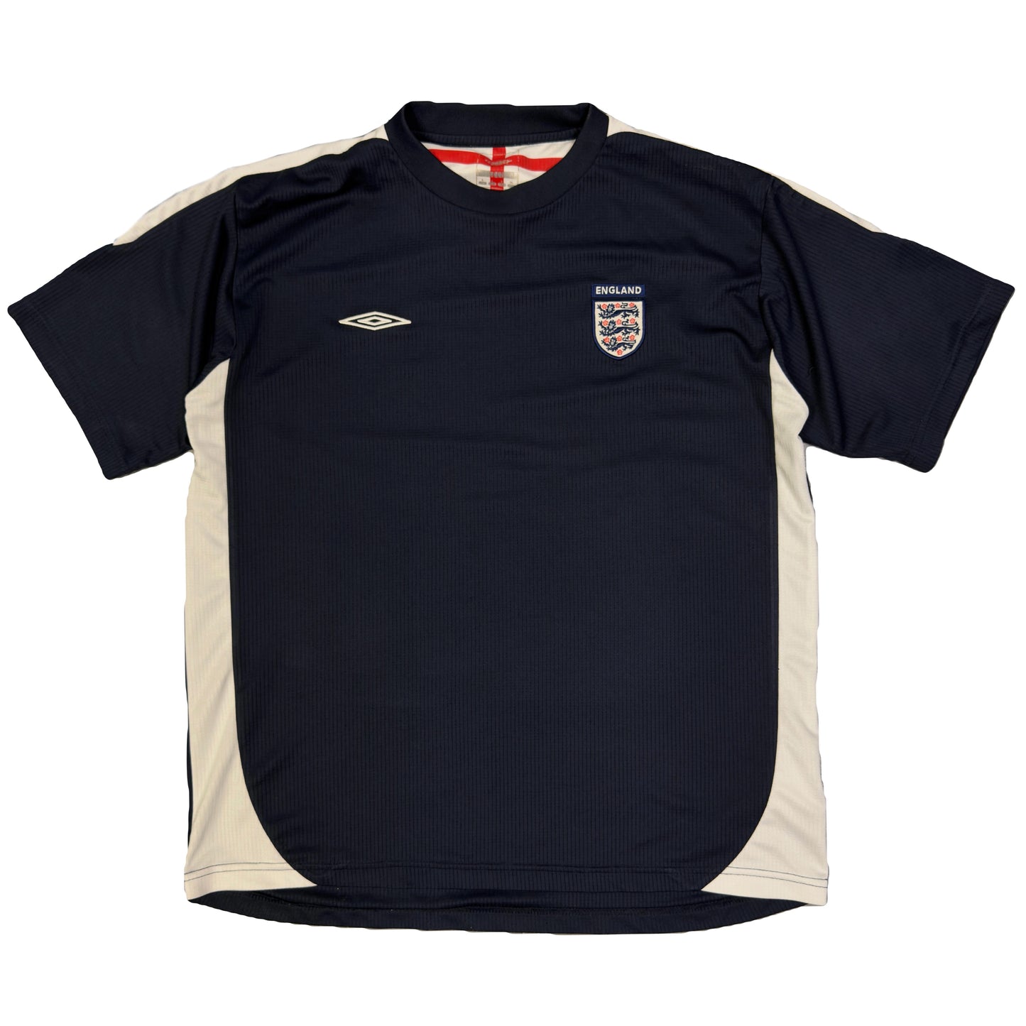 Umbro 2005/07 England Training Shirt In Navy (L)