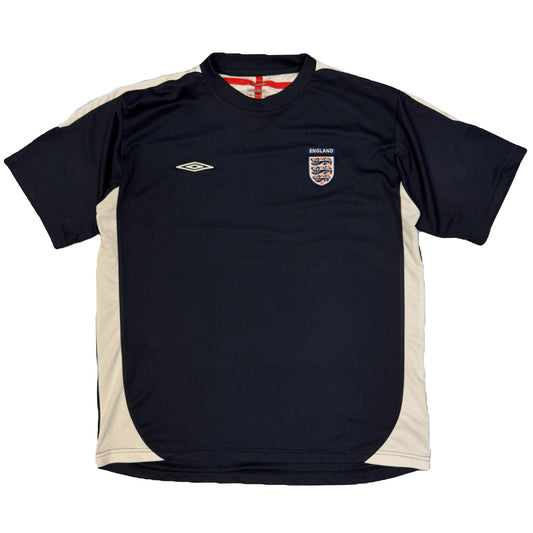 Umbro 2005/07 England Training Shirt In Navy (L)