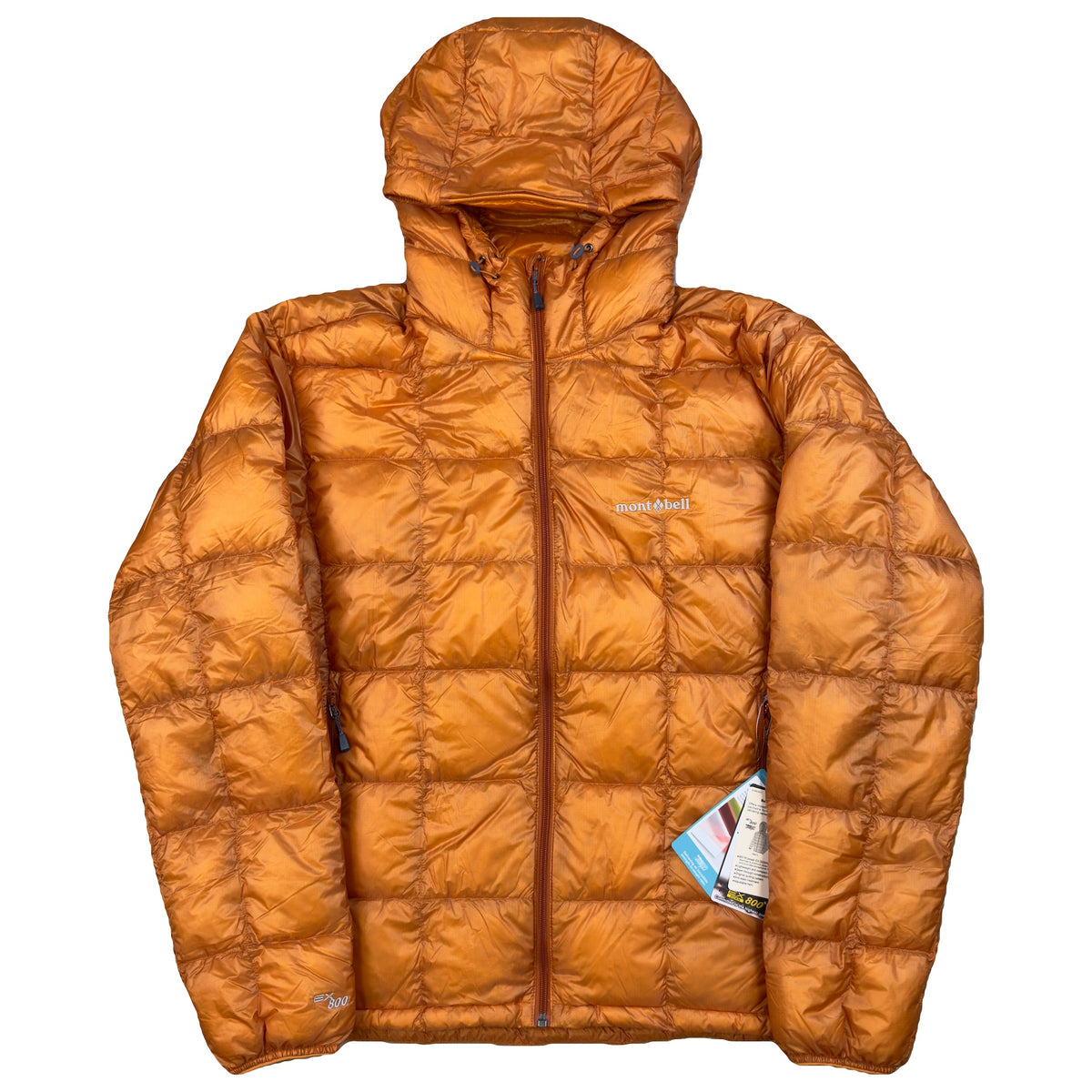 Montbell Superior Down Parka Puffer Jacket In Orange (S)