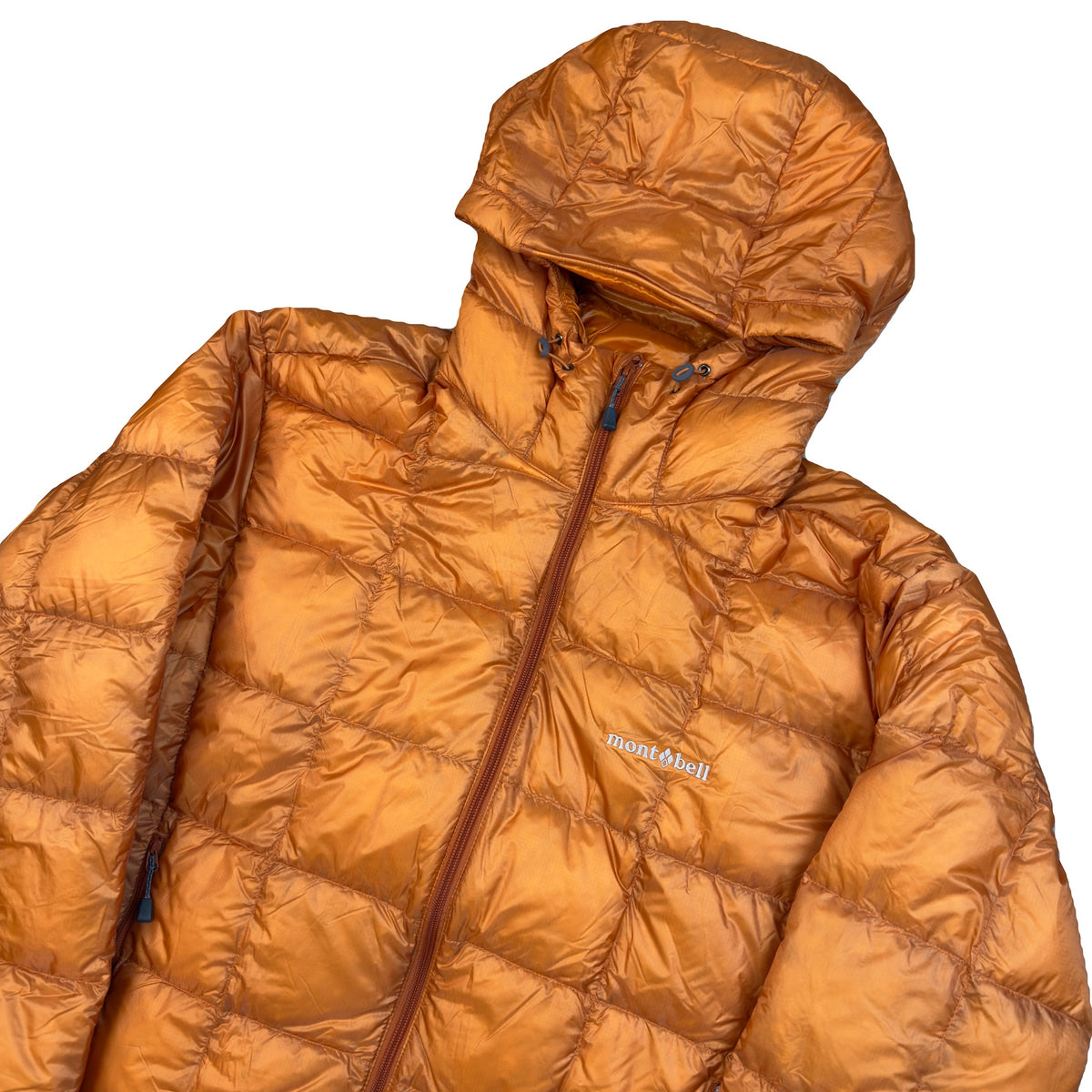 Montbell Superior Down Parka Puffer Jacket In Orange (M)