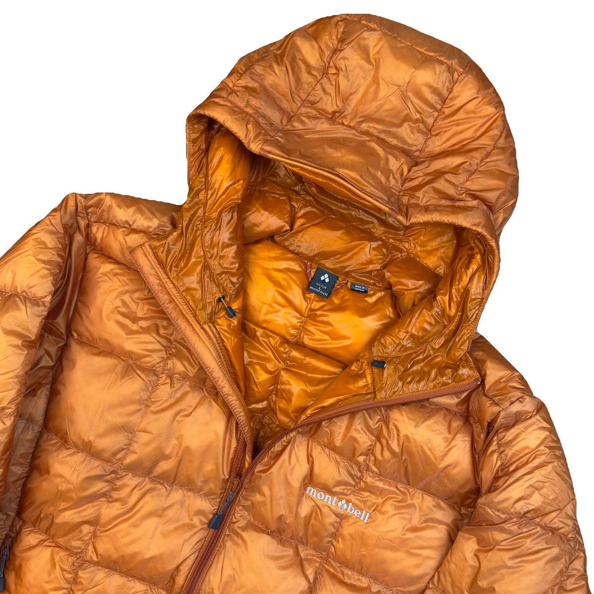 Montbell Superior Down Parka Puffer Jacket In Orange (L)