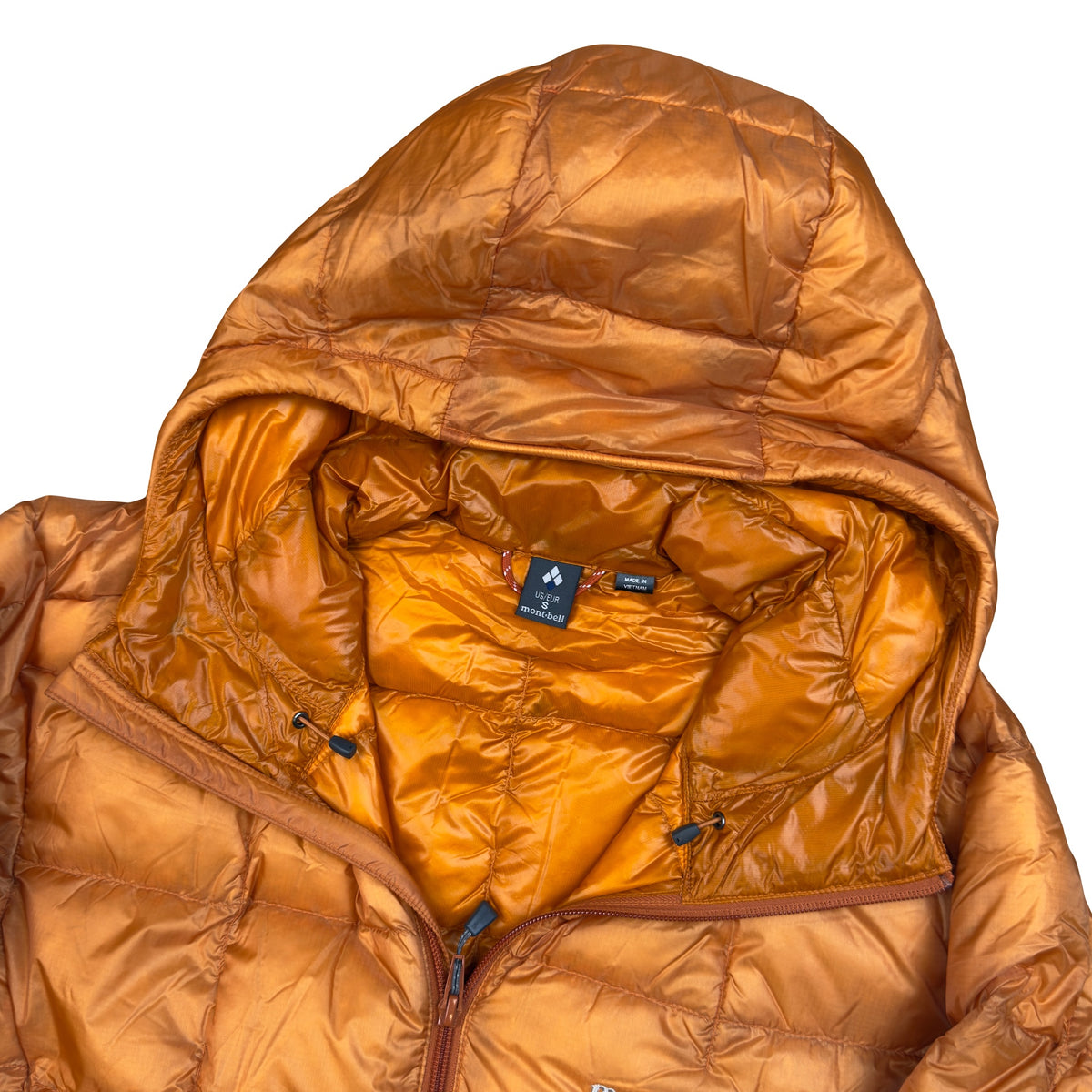 Montbell Superior Down Parka Puffer Jacket In Orange (S)