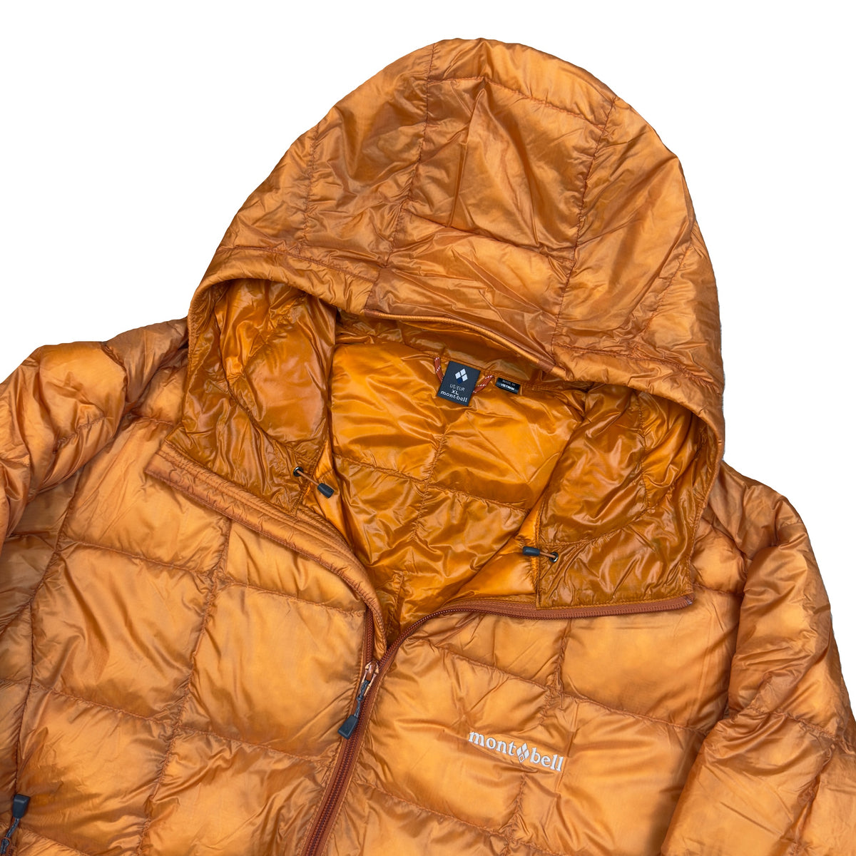 Montbell Superior Down Parka Puffer Jacket In Orange (XL)