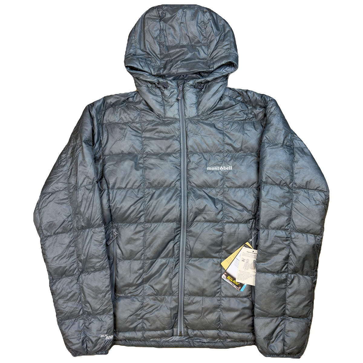 Montbell Superior Down Parka Puffer Jacket In Grey (M)