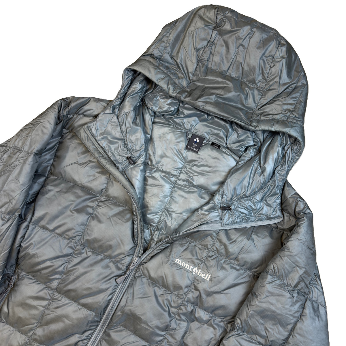 Montbell Superior Down Parka Puffer Jacket In Grey (M)