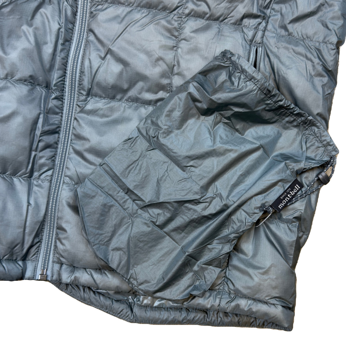 Montbell Superior Down Parka Puffer Jacket In Grey (L)