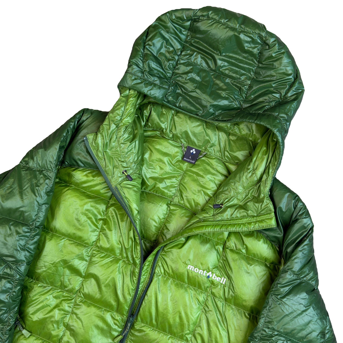 Montbell Superior Down Parka Puffer Jacket In Green (L)