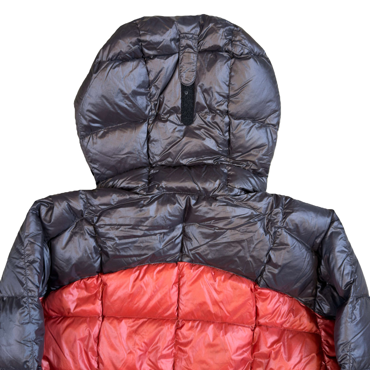Montbell Superior Down Parka Puffer Jacket In Red & Black (M)