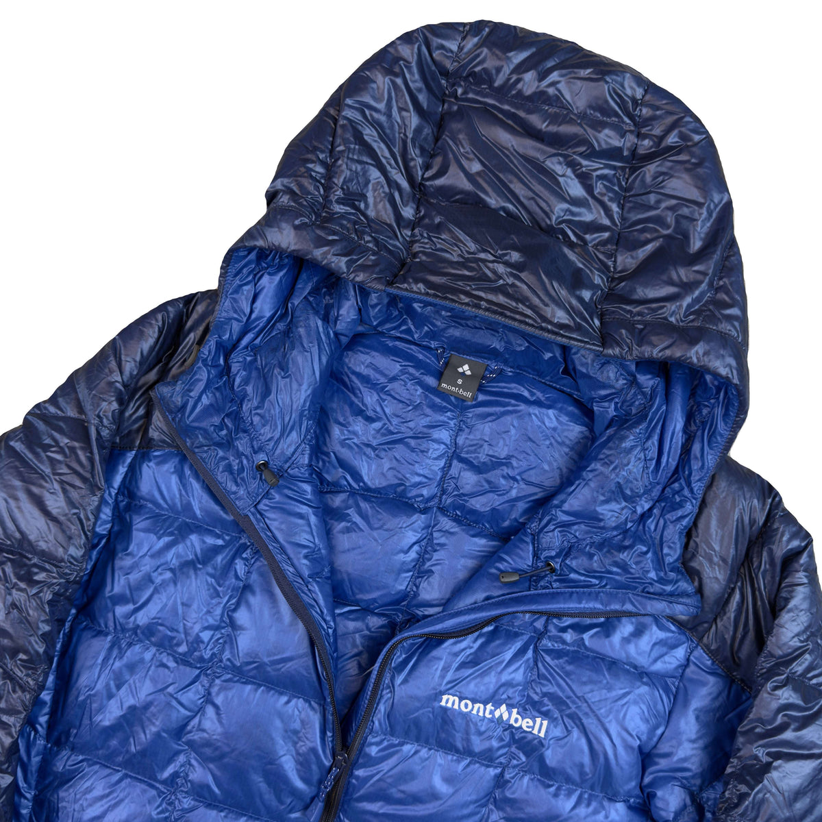 Montbell Superior Down Parka Puffer Jacket In Blue (S)