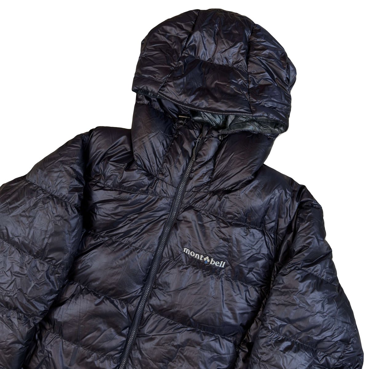 Montbell Alpine Down Parka Puffer Jacket In Black (M)