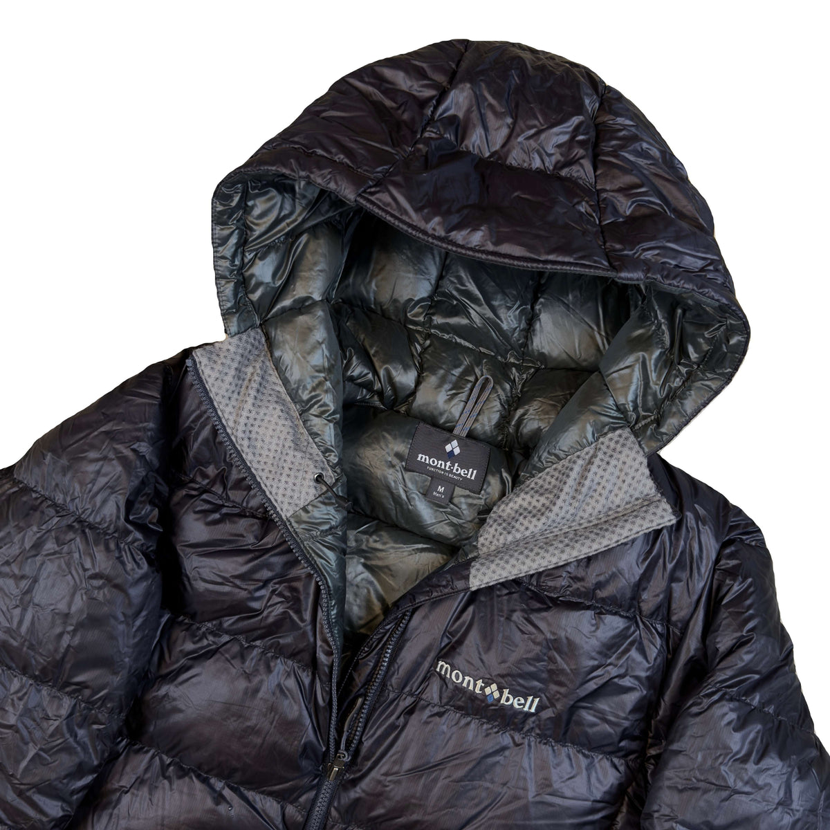 Montbell Alpine Down Parka Puffer Jacket In Black (M)