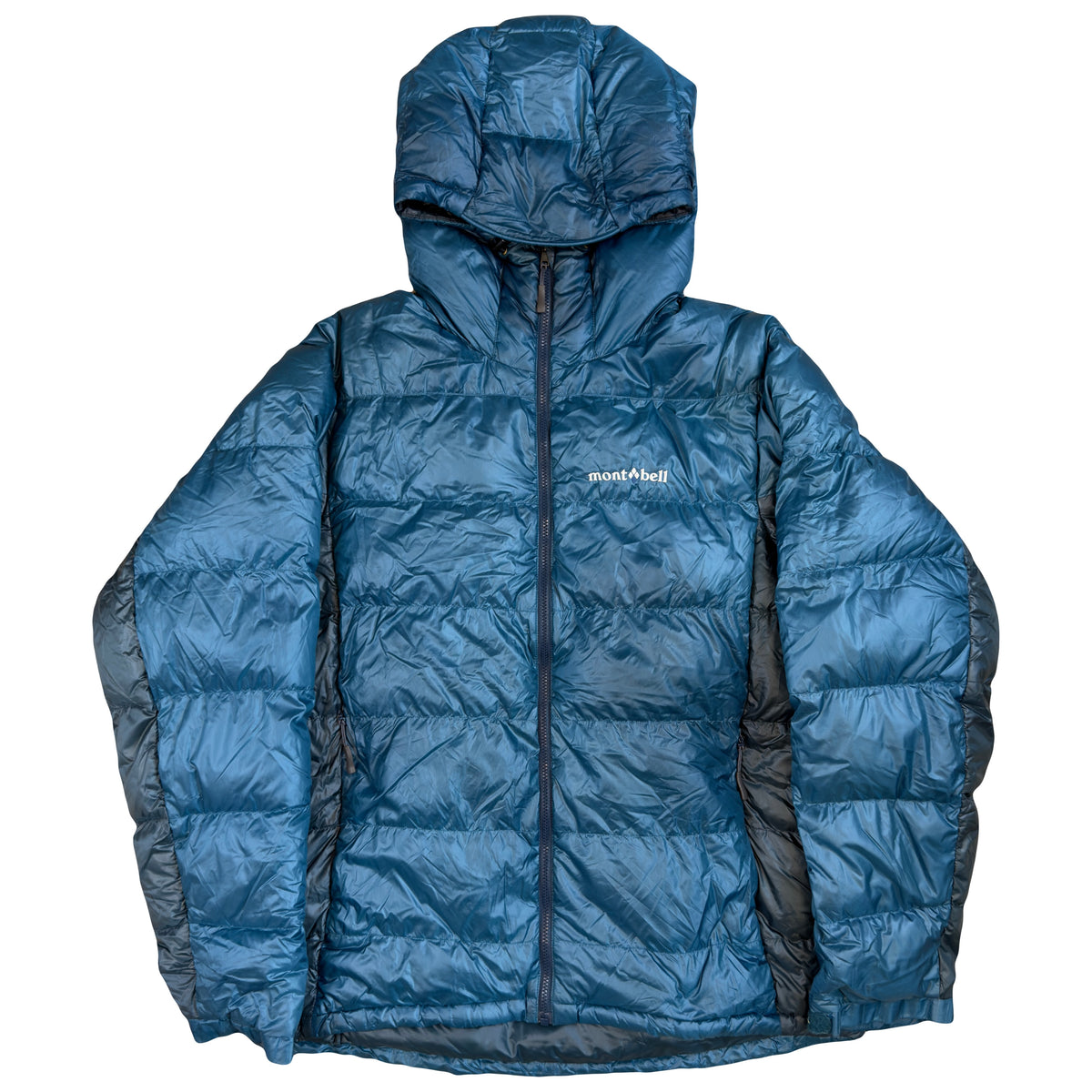 Montbell Alpine Down Parka Puffer Jacket In Blue (L)