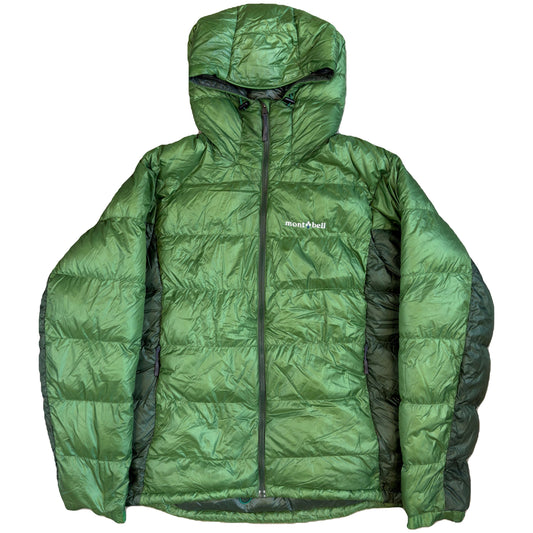 Montbell Alpine Down Parka Puffer Jacket In Green (L)