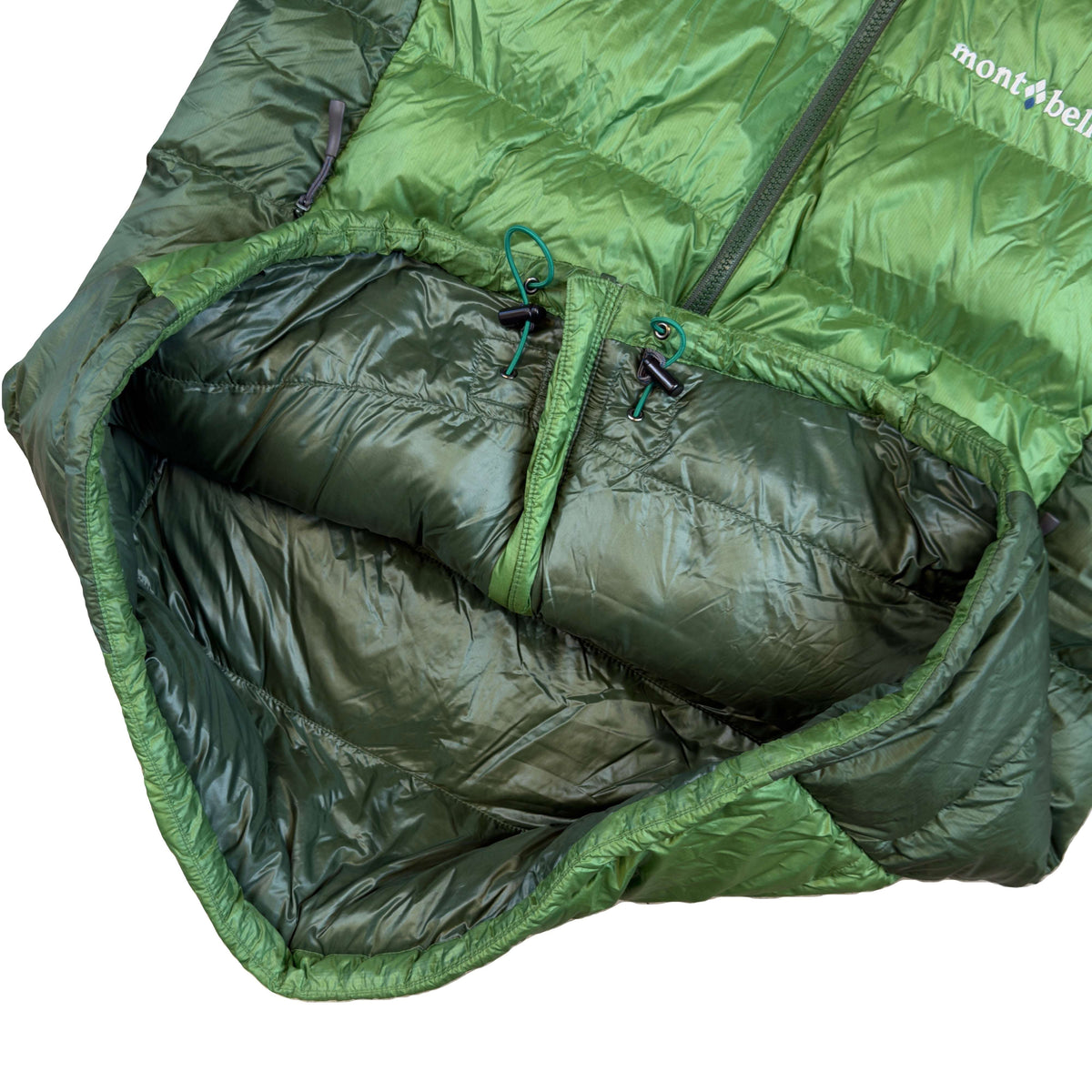 Montbell Alpine Down Parka Puffer Jacket In Green (L)