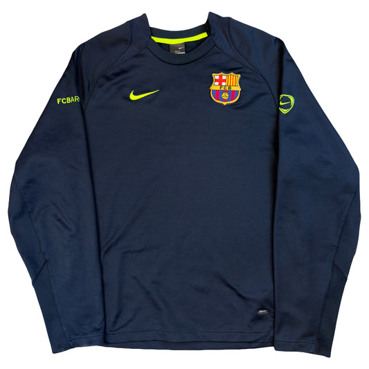 Nike Barcelona 2005/06 Training Sweatshirt In Navy (M)