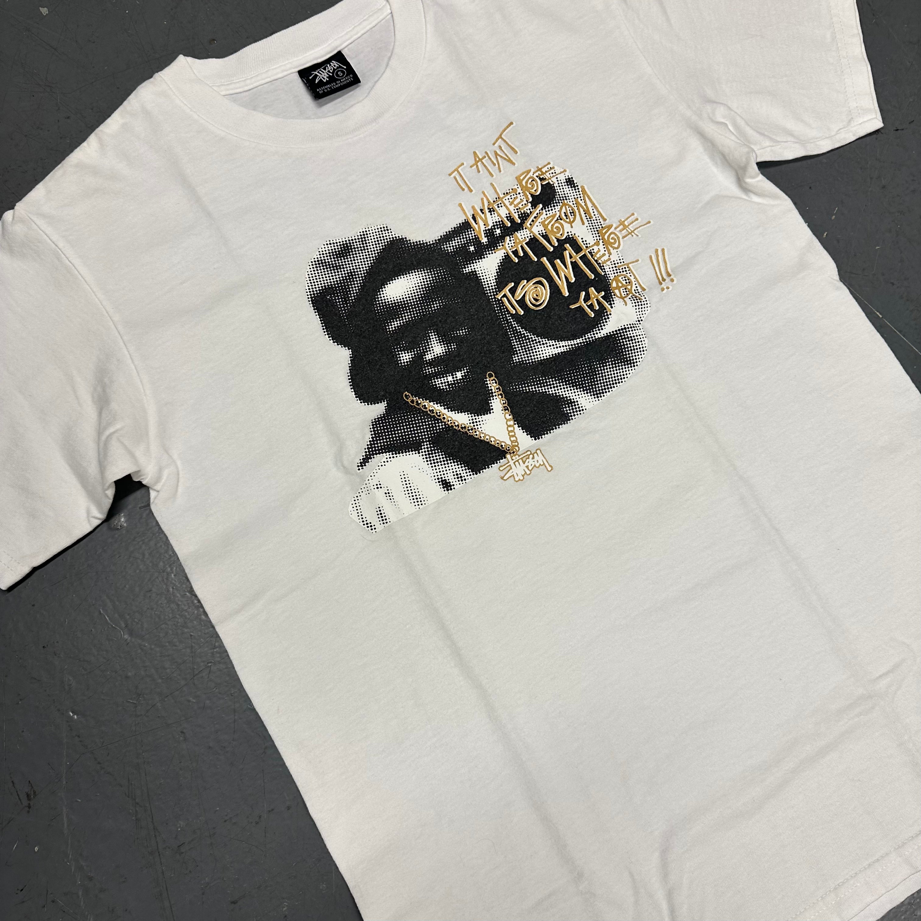 Stüssy ‘It Ain’t Where Ya From’ T-Shirt In White ( S )