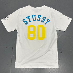 Stüssy Spellout T-Shirt With Front & Back Print ( S )