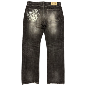 Stüssy Spellout Jeans In Grey ( W36 )