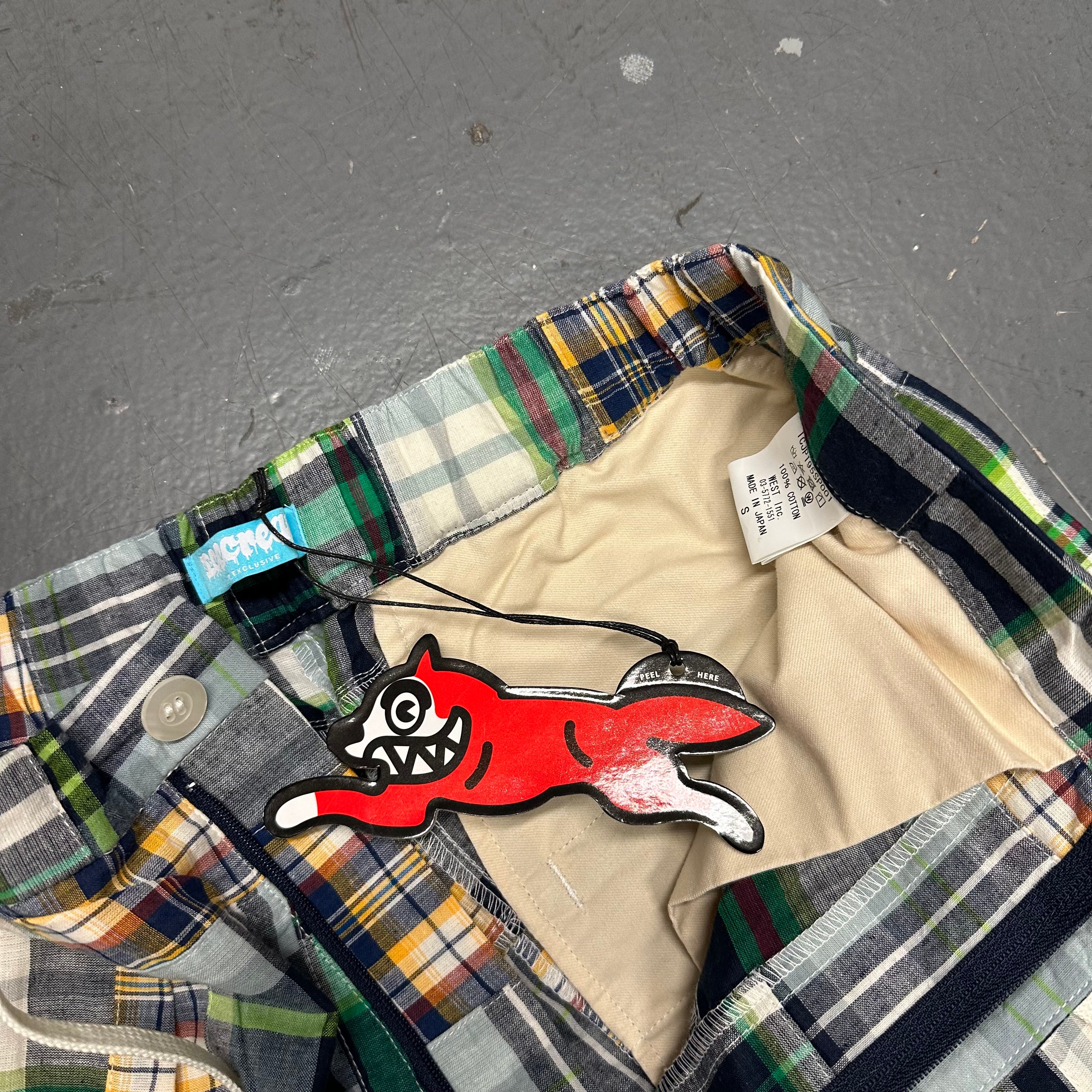 Icecream Running Dog Tartan Shorts ( S / W28 )
