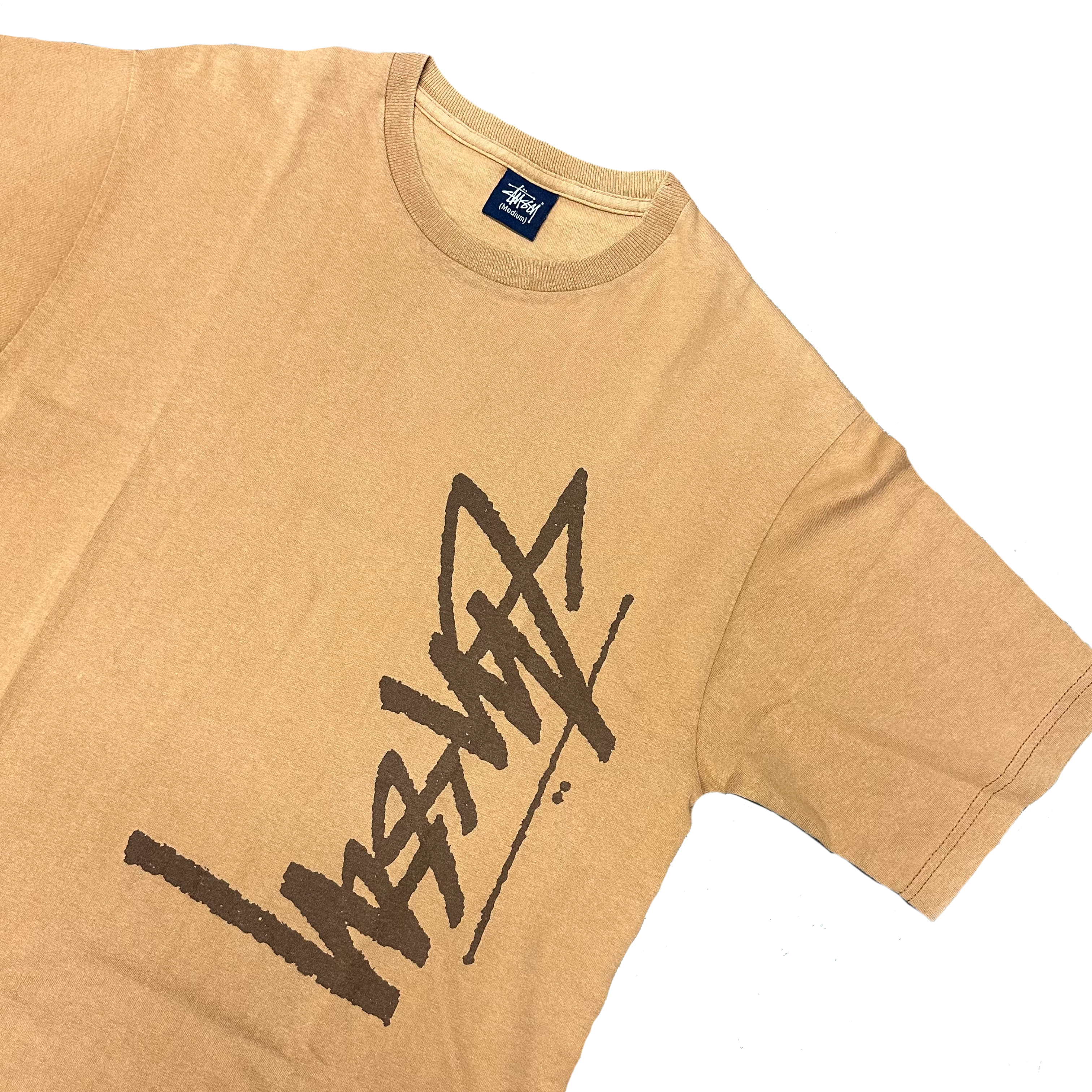 Stüssy Spellout T-Shirt In Brown ( M )