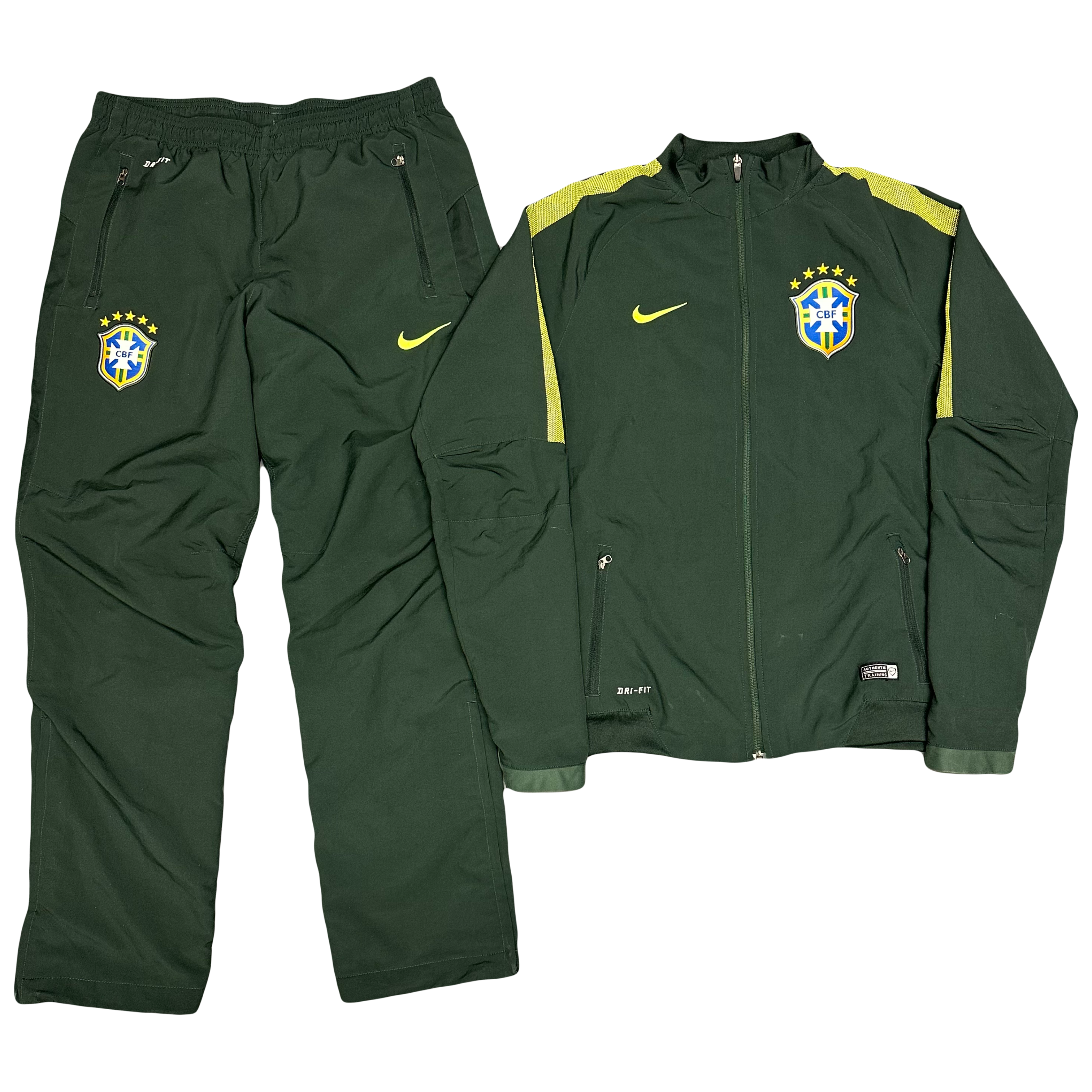 Nike Brazil 2014/15 Tracksuit ( L )