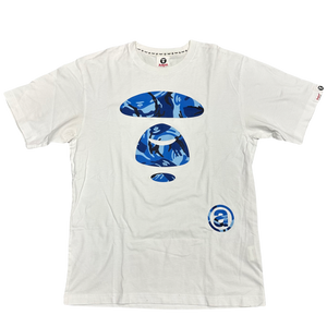 Bape Blue Camo Face T-Shirt ( M )